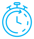 Fasting time color outline icon