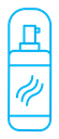 Hair mousse color outline icon