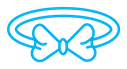 Hair tie color outline icon