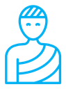 Hajj color outline icon