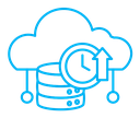 High server uptime color outline icon
