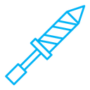 Holi color outline icon