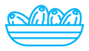 Iftar meal ramadan color outline icon