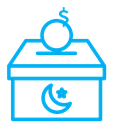 Infaq color outline icon