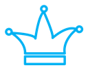 Jester hat color outline icon