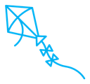 Makar sankranti color outline icon