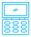 Makeup palette color outline icon