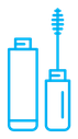 Mascara color outline icon
