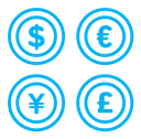 Money color outline icon