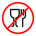No food color outline icon