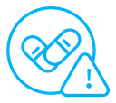 Overdose color outline icon
