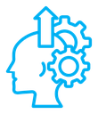 Personal development color outline icon