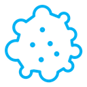 Pigment color outline icon