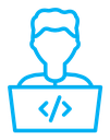Programmer color outline icon