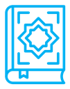 Quran kareem color outline icon