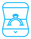 Ring color outline icon