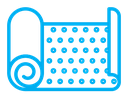 Sandpaper color outline icon
