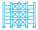 Scaffolding color outline icon