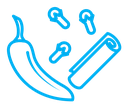 Spices color outline icon