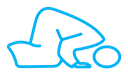 Sujud color outline icon
