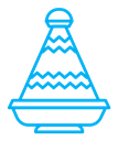 Tajine color outline icon