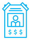 Wanted color outline icon