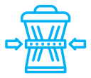 Waste reduction color outline icon