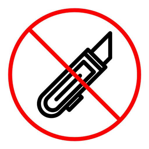 Do not cut color outline icon