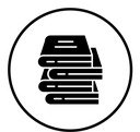 Books black filled icon