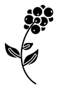 Coffee plant black filled icon
