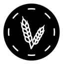 Fibre black filled icon