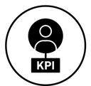 KPI black filled icon