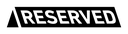 Reserved black filled icon