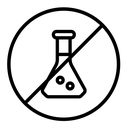 Chemical free sign icon