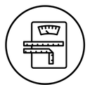 Dieting black outline icon