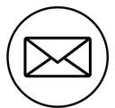 Email black outline icon