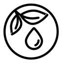 Essentials oil drop black outline icon