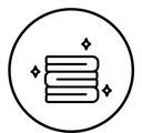 Neat fold clothes black outline icon