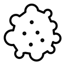 Pigment black outline icon