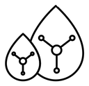 Retinol black outline icon