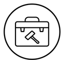 Toolbox black outline icon